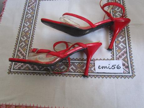 2273. sandále červené, 36