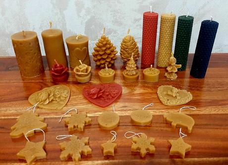 Sviecka zo vcelieho vosku anjelik, 