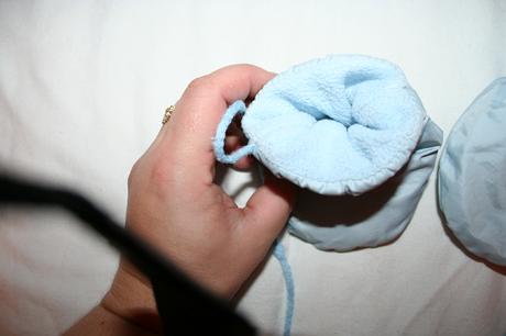 Rukavičky flisom podšité, 74