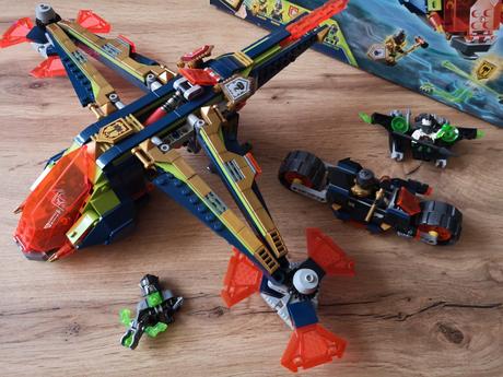 Lego nexo knights 72005 aaronova kuša,