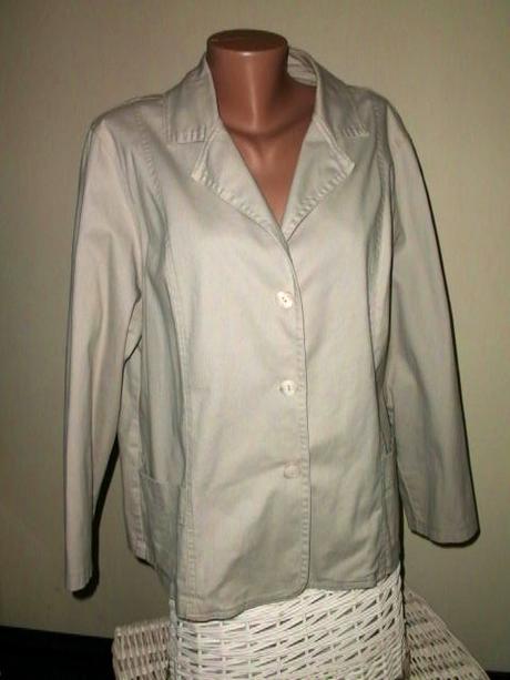 Béžové športovo-elegantné sako pre moletku, 50