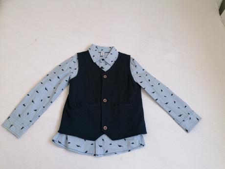 Košeľa s potlačou dinosaurov, 128