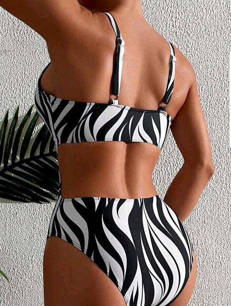 Plavky celé zebra, l / m / s / xl
