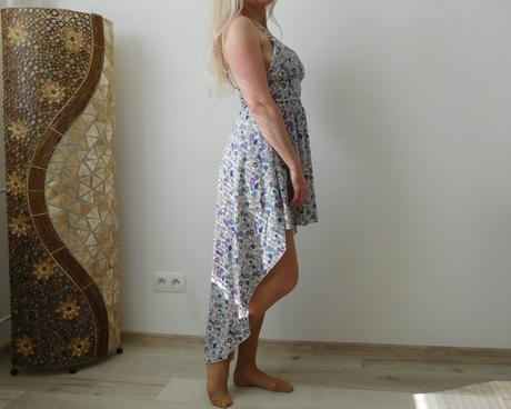 Šaty kvietočkované, s dámske letné,, s