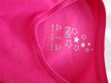 Tmavoruzove dievcenske tricko, f&f,116