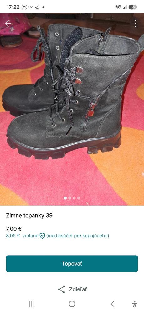 Zimbe topanky 39, 39