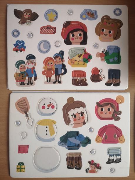 Magnetická kniha o vianociach,