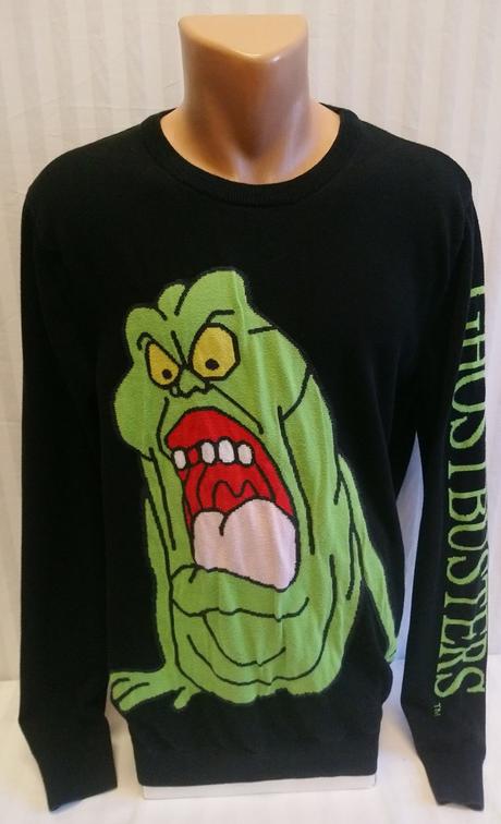 Pánsky čierny pulóver s motívom, ghostbusters, l