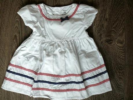 Milunké mini šatôčky pre novorodeniatko super stav, carter's,56