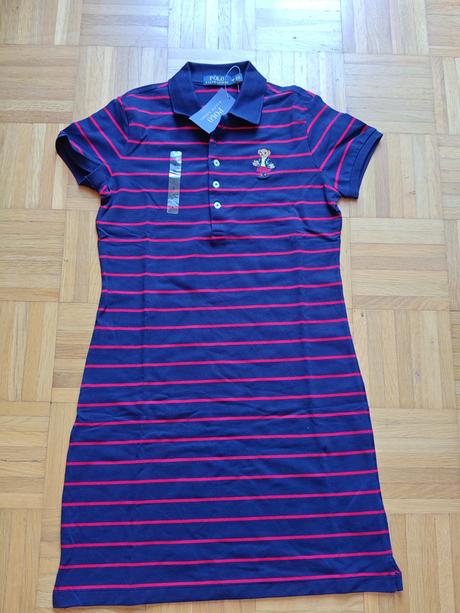 Ralph lauren bear bavlnené pohodlné letné šaty, ralph lauren,s