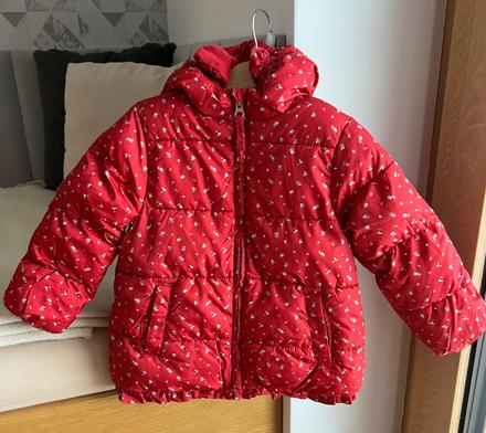 Zimná kvietková bunda zn. next veľ. 92-98 (2-3r.), next,98