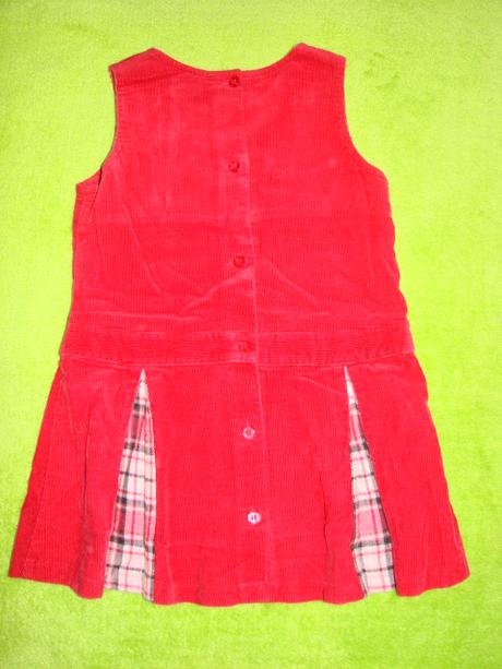 Červené vianočné šaty, next,98