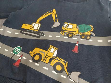 Detská mikina "stavebné stroje" zn.lindex veľ.98, lindex,98