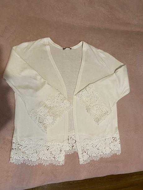 Svetrik s cipkou, orsay,s