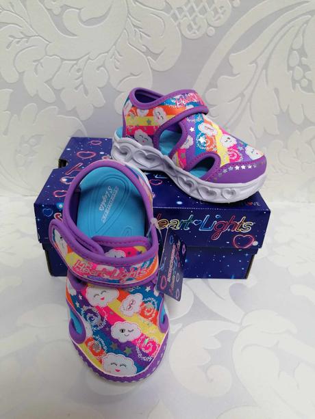 Dievčenské sandále skechers 23220638  za+b, skechers,21 / 23 / 25