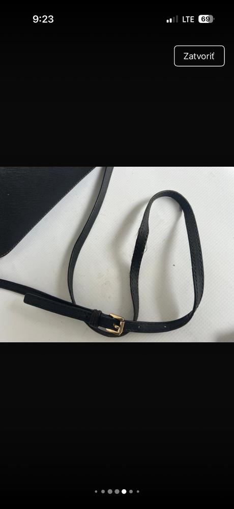 Cierna kozena michael kors kabelka crossby koza, michael kors