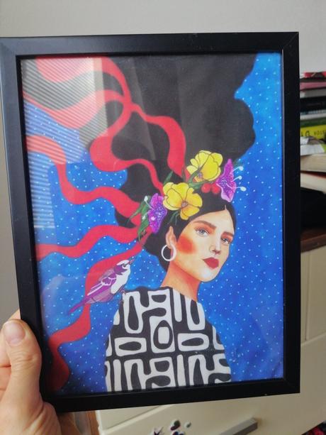 Ram +obrazok na stenu alebo na policku, 