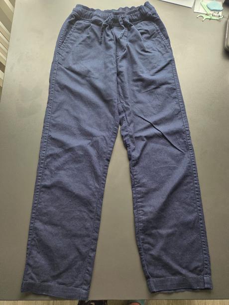 Nohavice ľanové, h&m,140