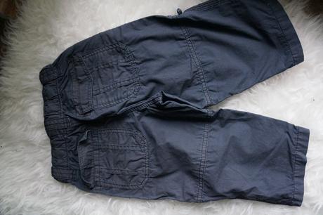 Nohavice, daju sa vyhrnut na 3/4, velkost 86, h&m,86