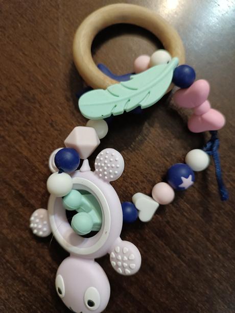 Silikónové hryzátko,