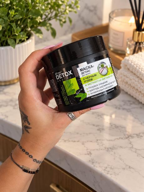 Detox maska - pred šampónom, 