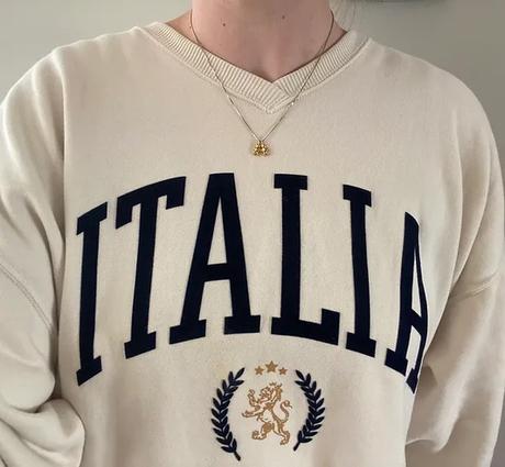 Oversize mikina italia, hollister,xs