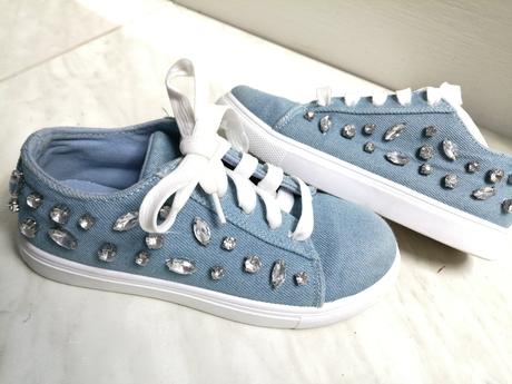 Tenisky pre dievčatka modre vel. 32, 32