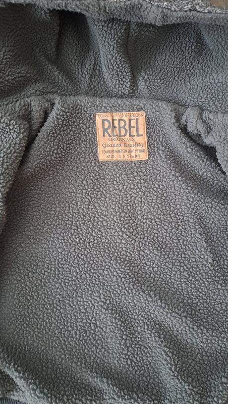 Mikina-zateplená, rebel,98