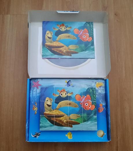 Drevené kocky disney "hľadá sa nemo", 