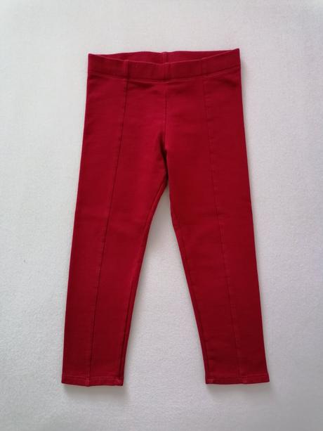 Zateplene leginy červene, h&m,104