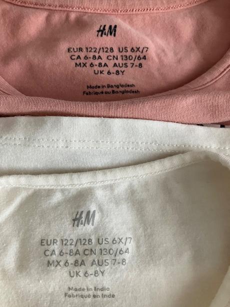 Tričko s dlhým rukávom, h&m,122