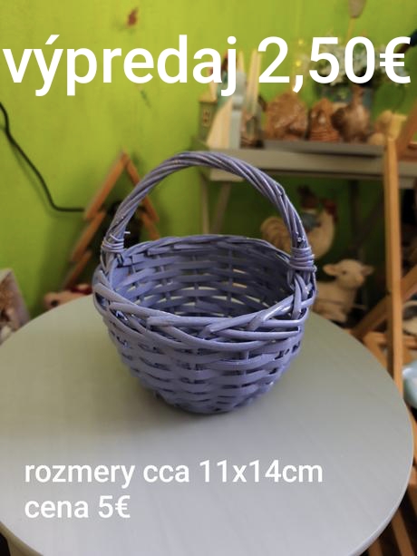 Fialový košík,