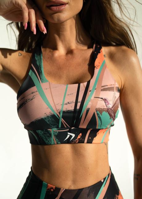 Krásny komplet legín a podprsenky kfit - terra, s