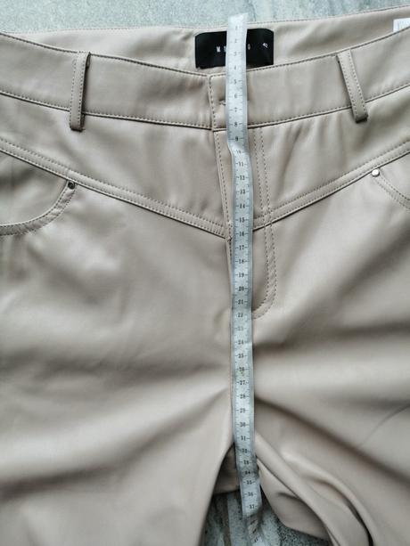 Zateplené kožené nohavice mohito, v42, elast., mohito,42