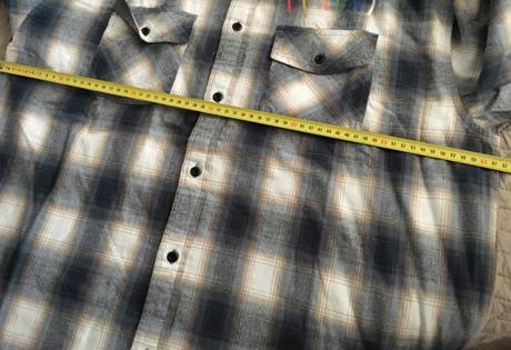 Kockovana flanelova kosela s napisom luxury, xl