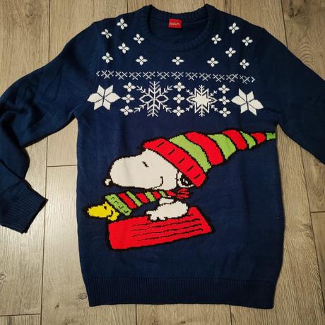 Vianocny pulover, peanuts,s