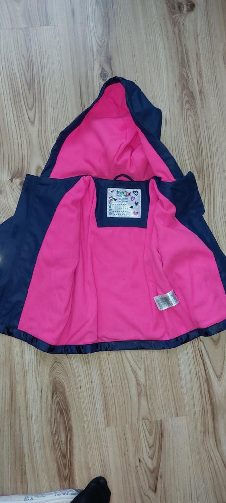 Gumová bunda do dažďa s reflexnými prvkami, lupilu,86