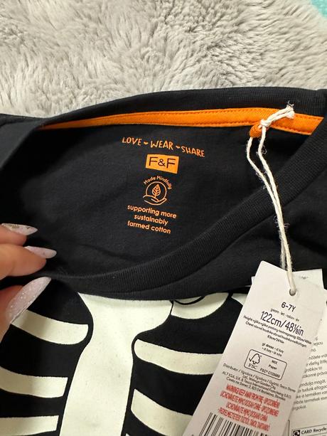 Tričko na haloween kostra,