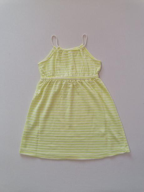 Bavlnene pasikave šaty, h&m,98