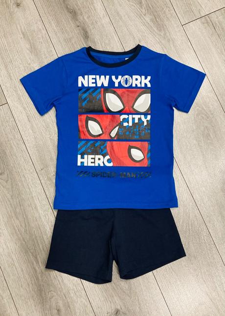 2x pyžamo spiderman veľ. 128, c&a,128