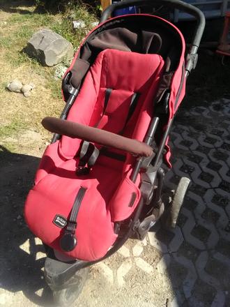 Detský kočík britax červená, britax,britax b-smart 3