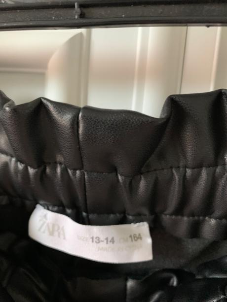 Koženkové nohavice zara č. 164, zara,164