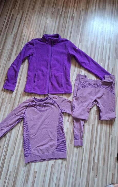 Termo pradlo a flisova mikina 146/152, crivit,146