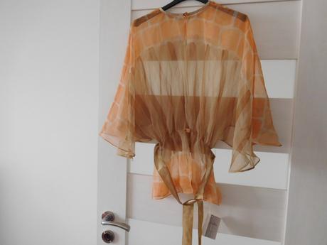 Hnedá blúzočka na plavky, m