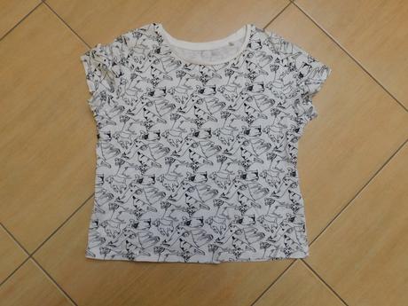 Tričko so psíkmi, h&m,122