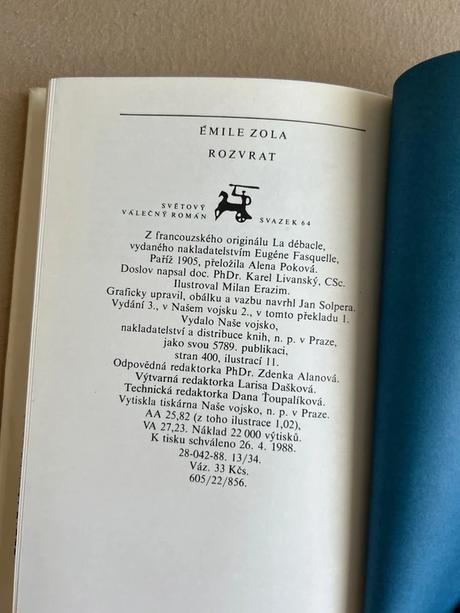 Rozvrat - émile zola, 