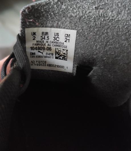 Kopačky puma, puma,34