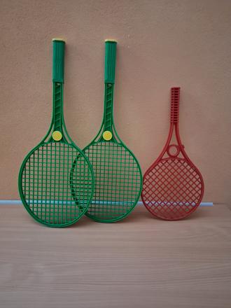 Raketa 3 kusy spolu tenis, 