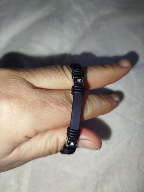 Pánsky náramok so zirkonmi, 