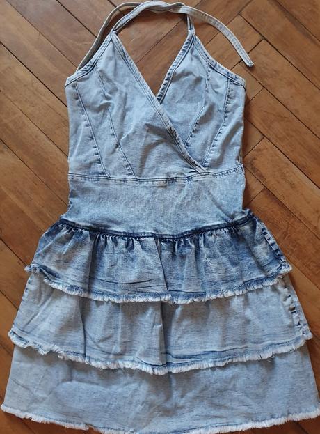 Dievčenské šaty riflové, 170